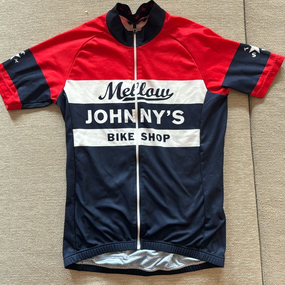 Mellow Johnnys Bike Shop Cycling Jersey. Size Small Women’s
